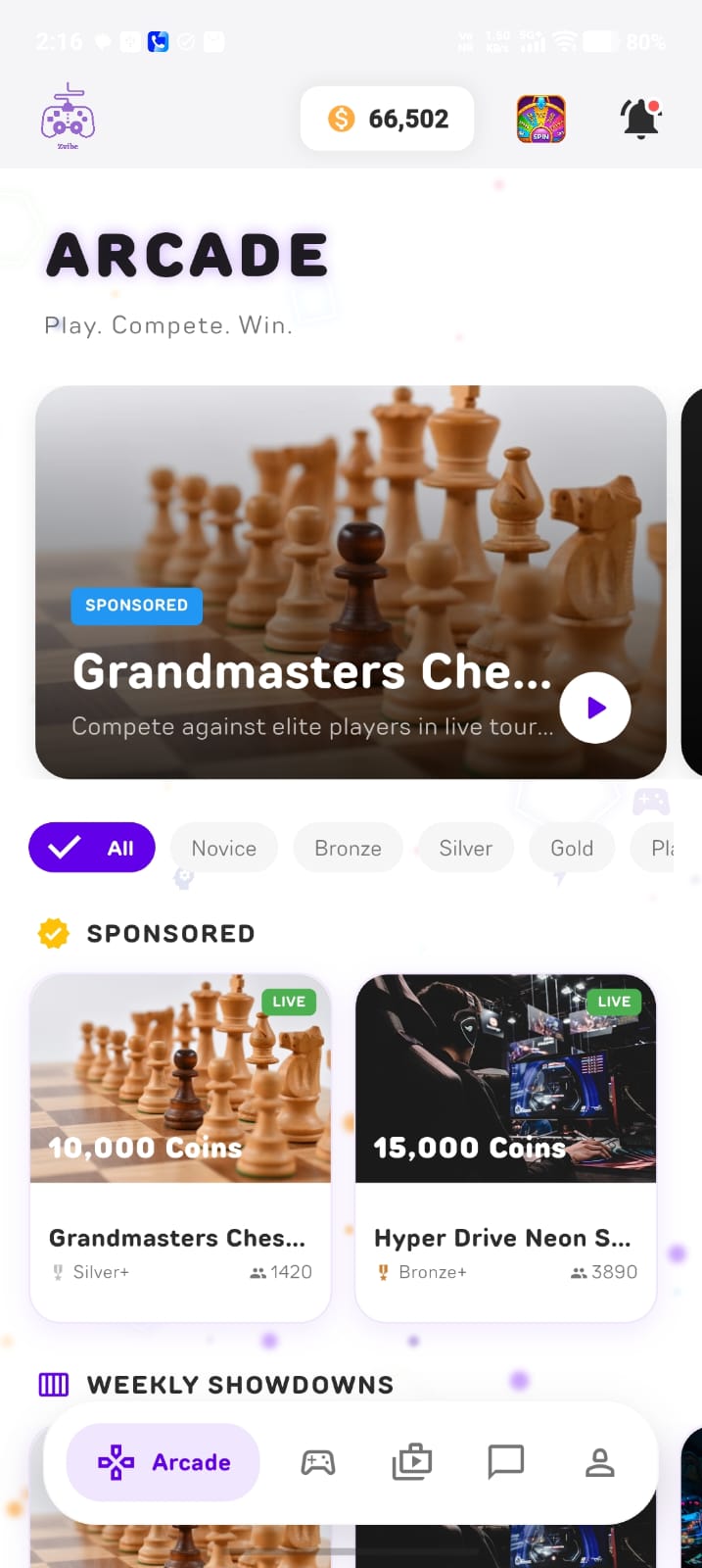Zvibe App Screenshot